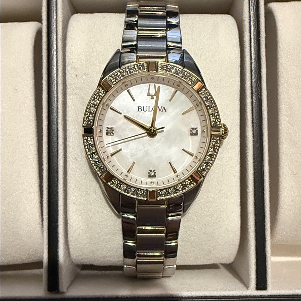 Bulova Women’s Sutton Diamond Two-Tone Watch